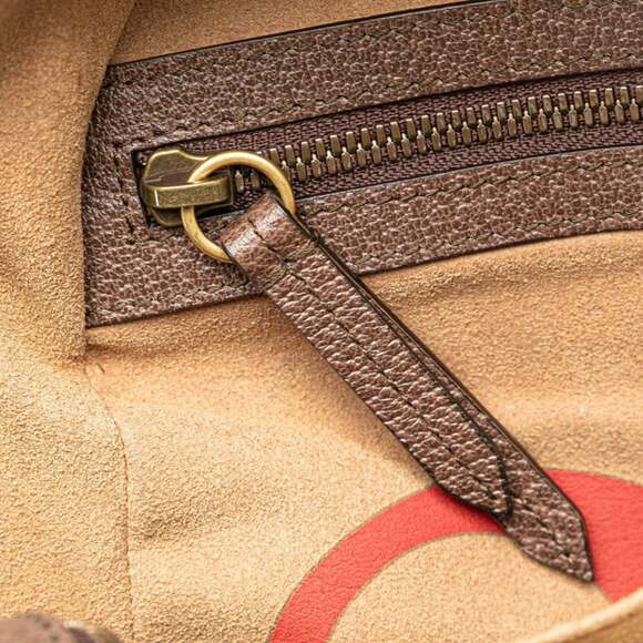 GUCCI Authentic Brown Leather Backpack main image 11